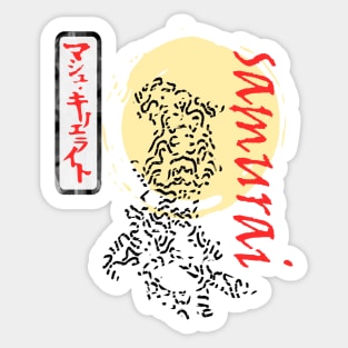 Japanese Samurai Sticker